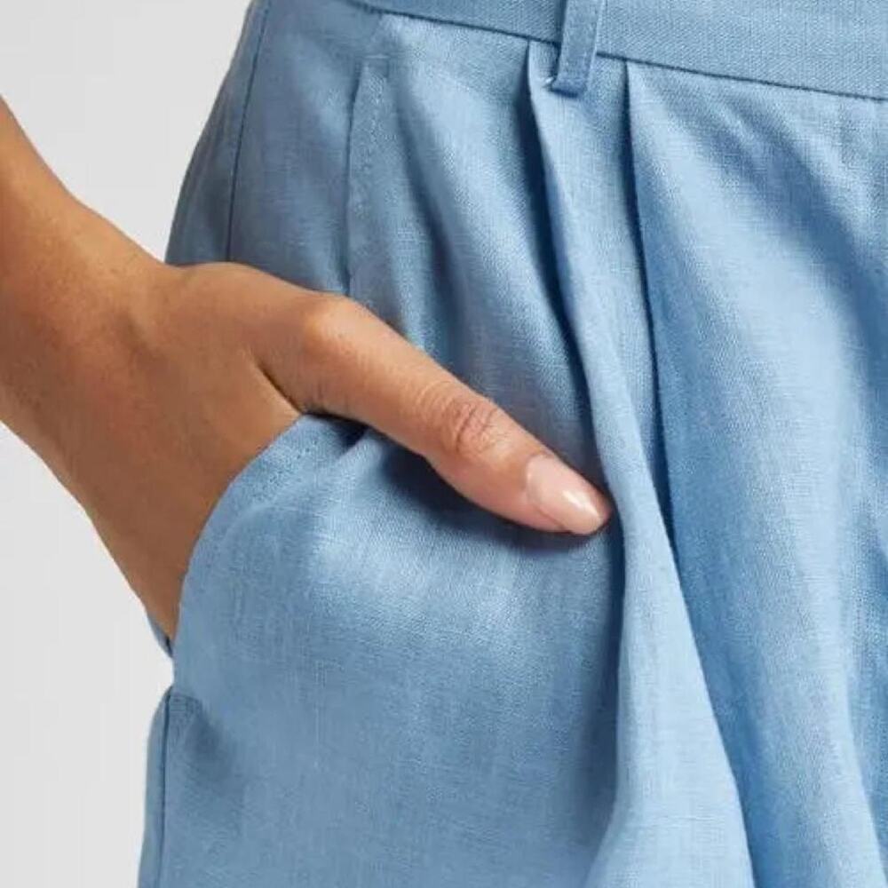Staud linen shorts in size
